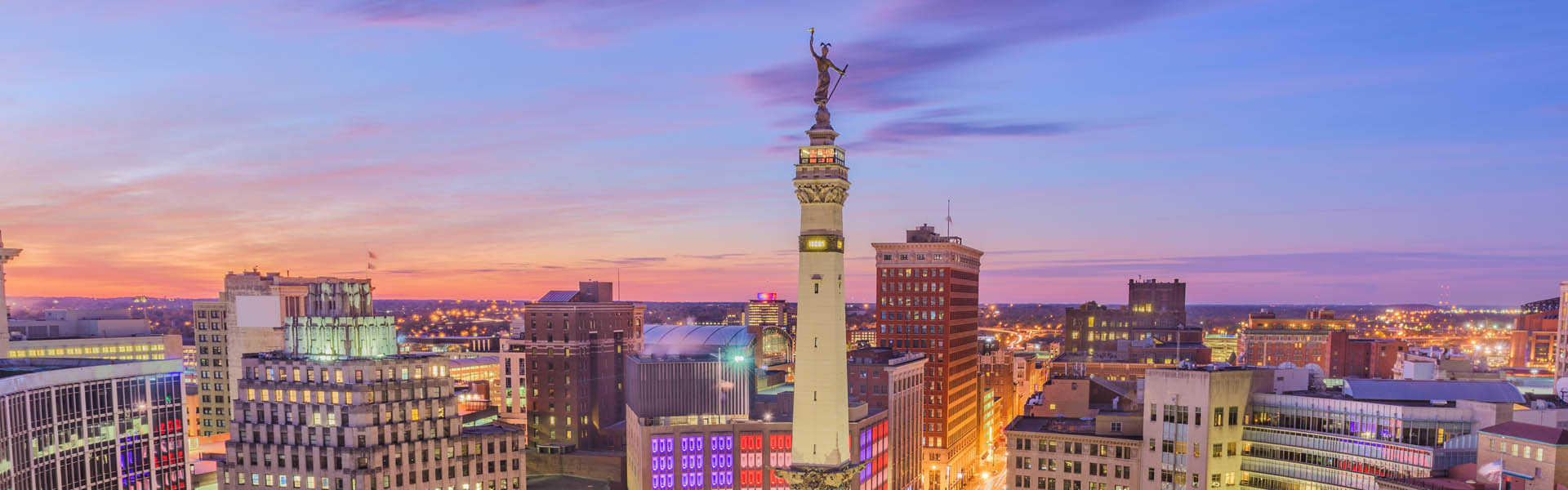 Neon color image of a band playing and people singing along